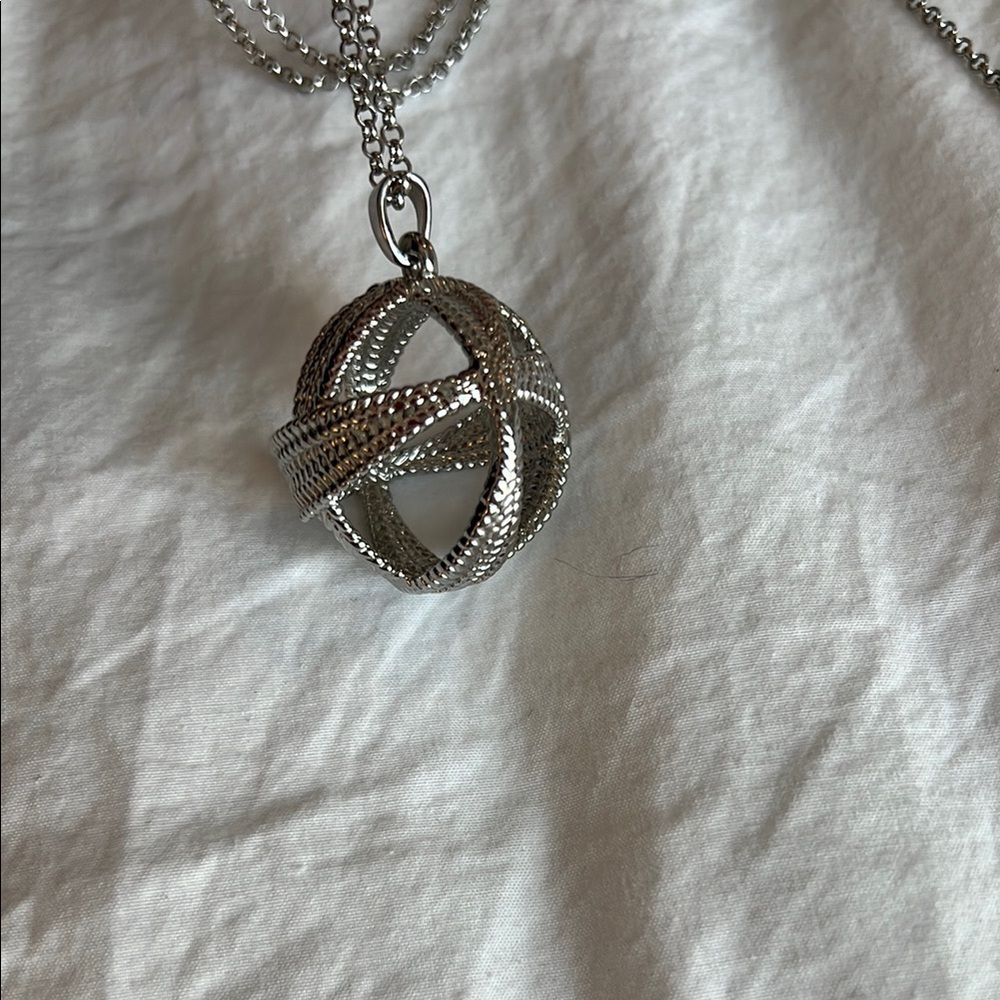 Silver Pendant Necklace - Picture 3 of 3